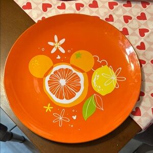 Walt Disney World Orange Citrus Plate